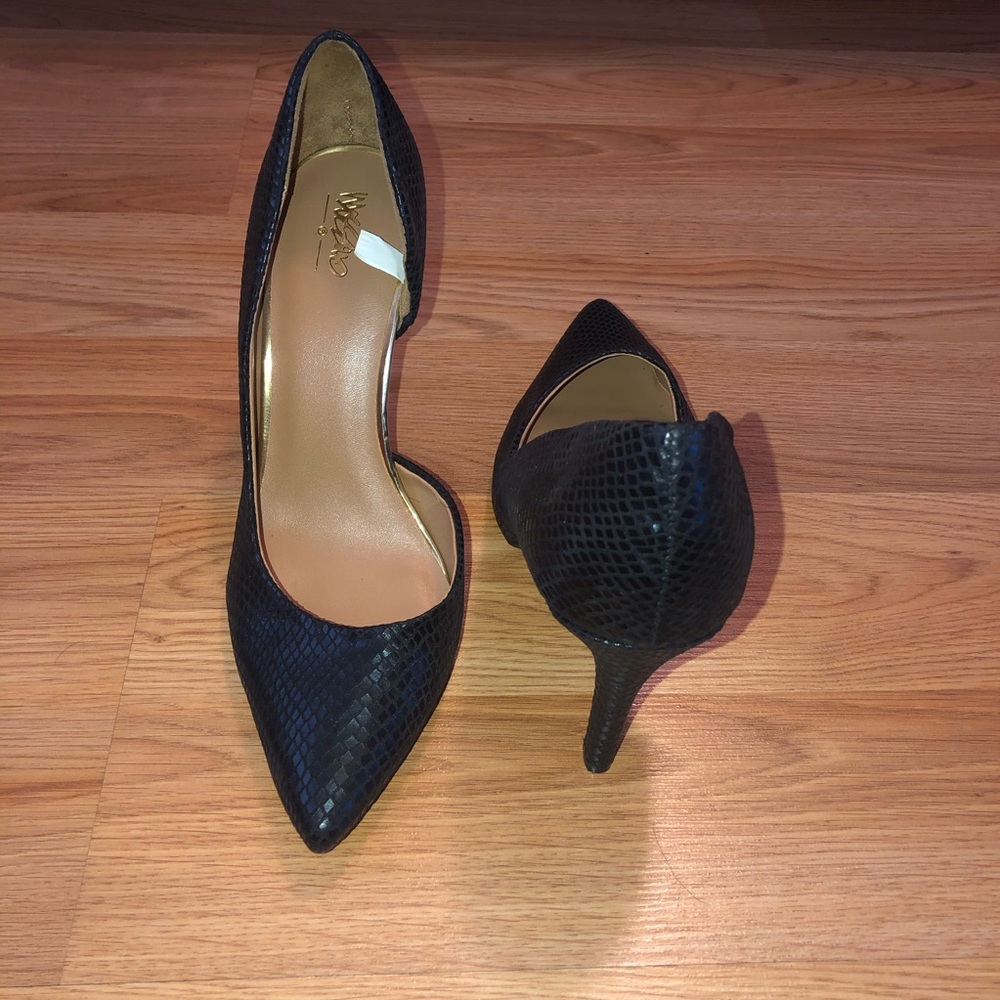 Black Printed Heel